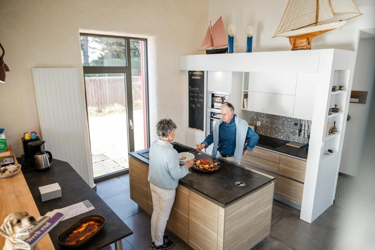 Le Chantier D 'Ernest- Loft T4 Les Pieds Dans L' Eau Carantec Buitenkant foto